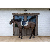 Kentucky Mantilla Velvet Horse Printing Doma clásica Beige