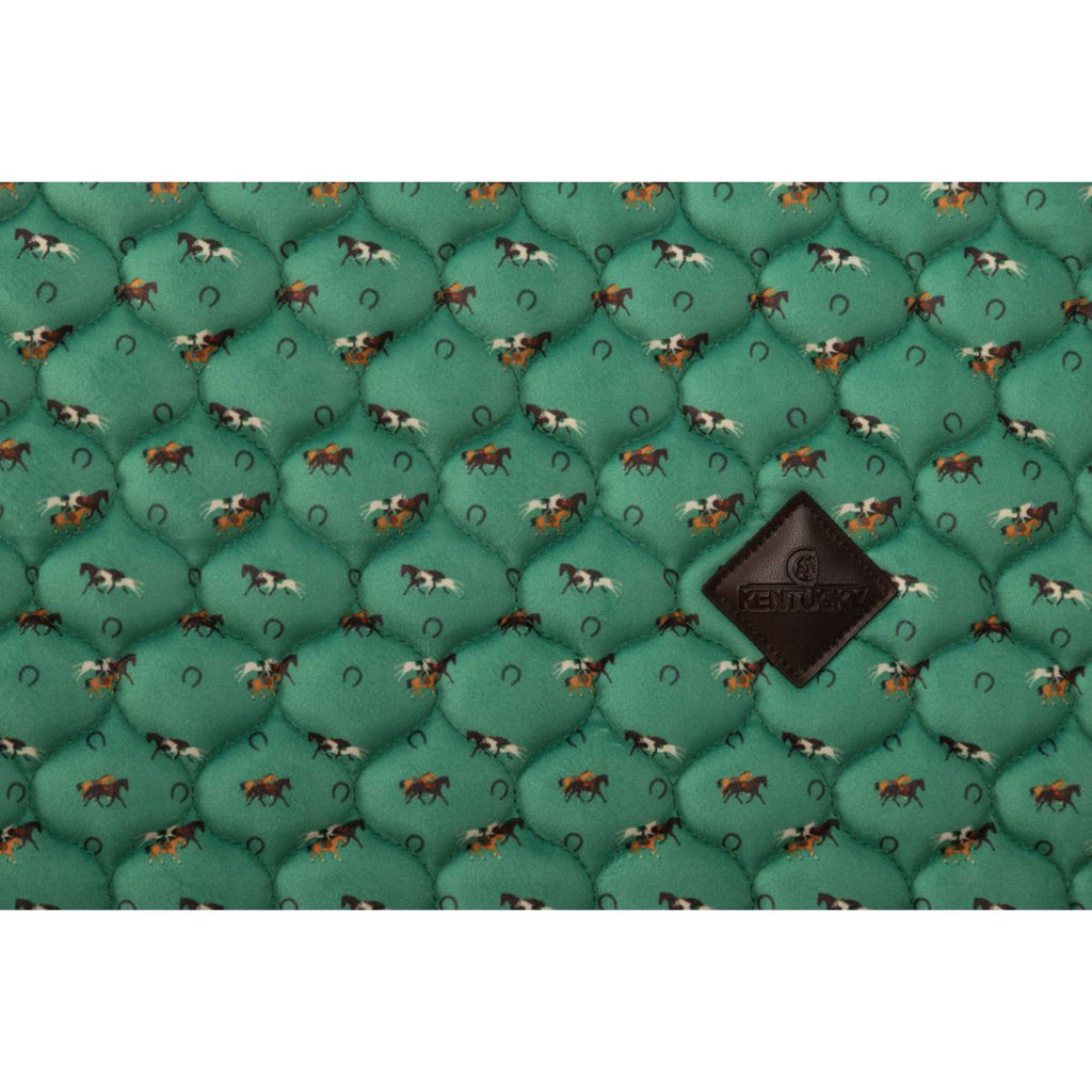 Kentucky Mantilla Velvet Horse Printing Verde