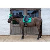 Kentucky Mantilla Velvet Horse Printing Doma clásica Verde