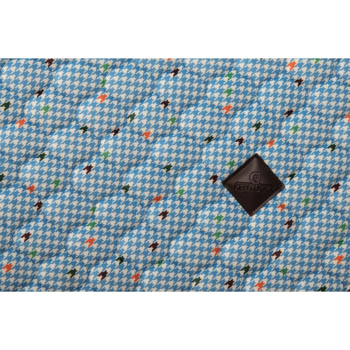 Kentucky Mantilla Velvet Pied De Poule Doma clásica Navy