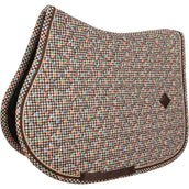 Kentucky Mantilla Velvet Pied De Poule saltando Marron