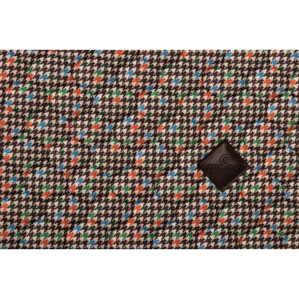 Kentucky Mantilla Velvet Pied De Poule saltando Marron