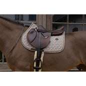 Kentucky Mantilla Velvet Pied De Poule saltando Marron