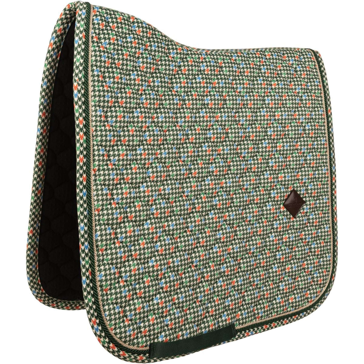 Kentucky Mantilla Velvet Pied De Poule Doma clásica Verde oscuro