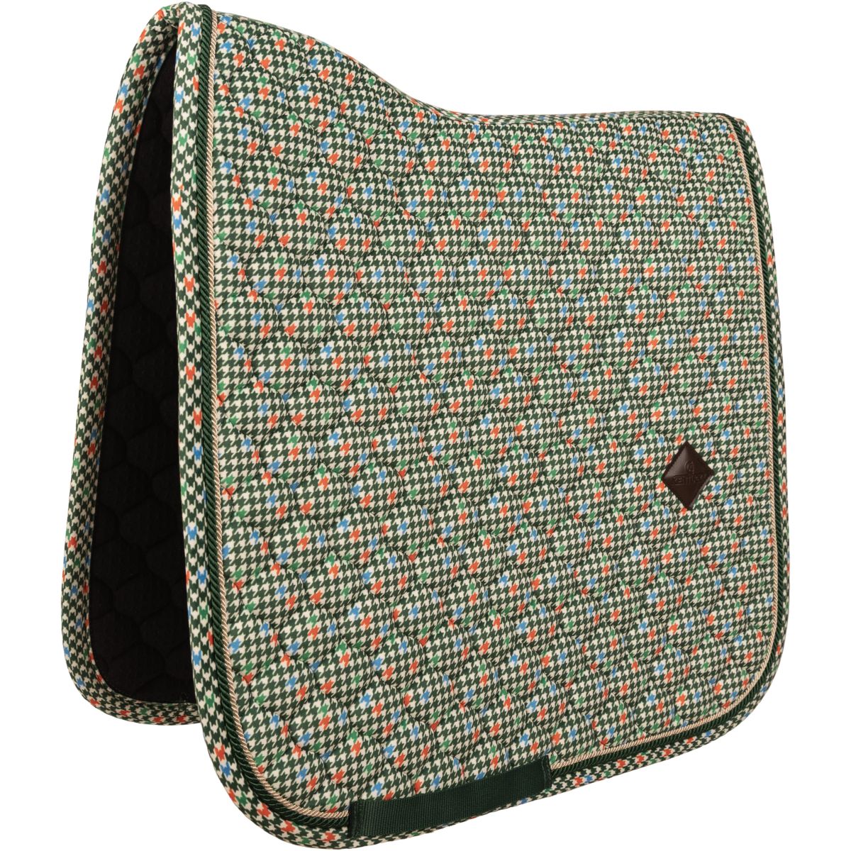 Kentucky Mantilla Velvet Pied De Poule Doma clásica Verde oscuro