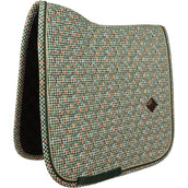 Kentucky Mantilla Velvet Pied De Poule Doma clásica Verde oscuro