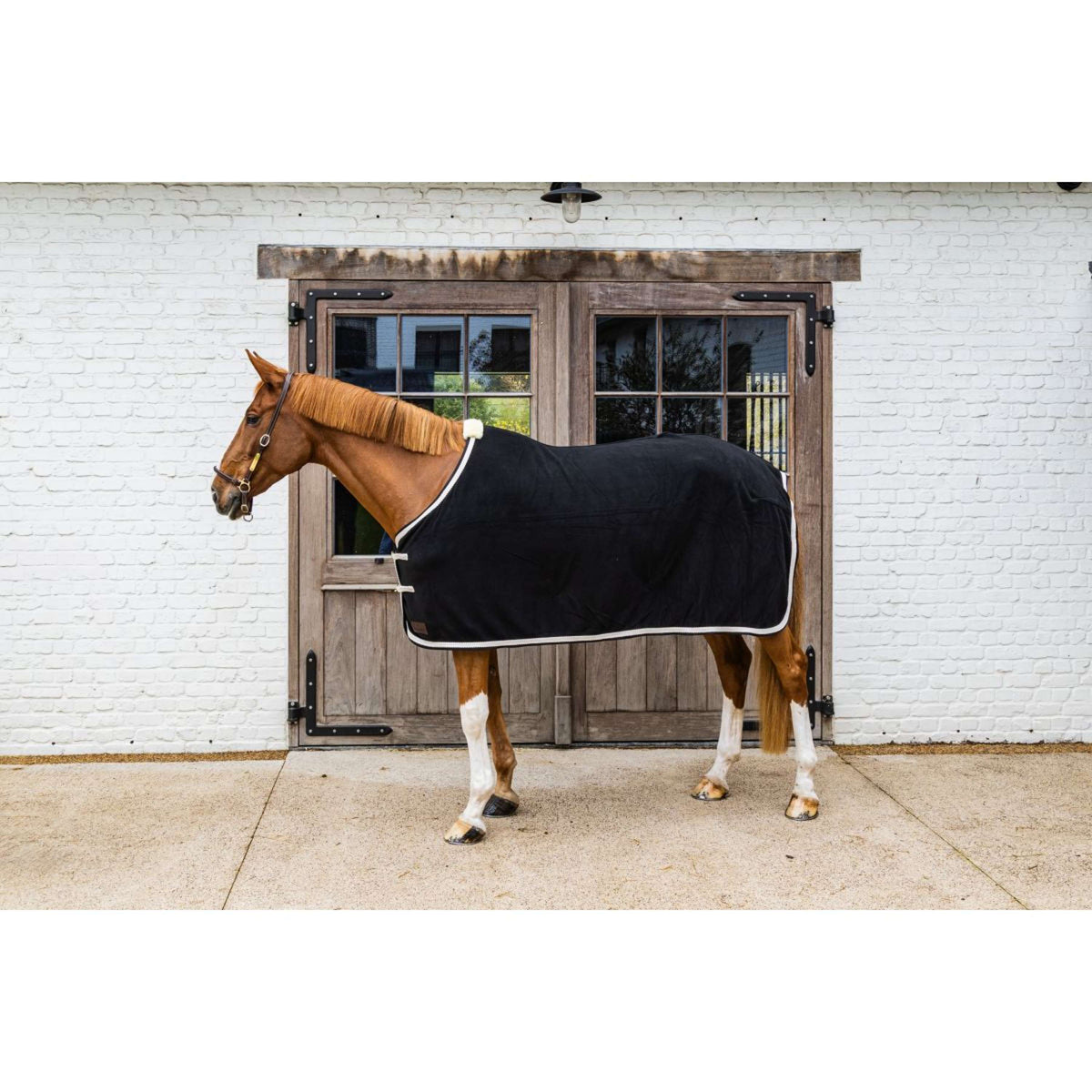 Kentucky Manta de Forro Polar Plaited Negro