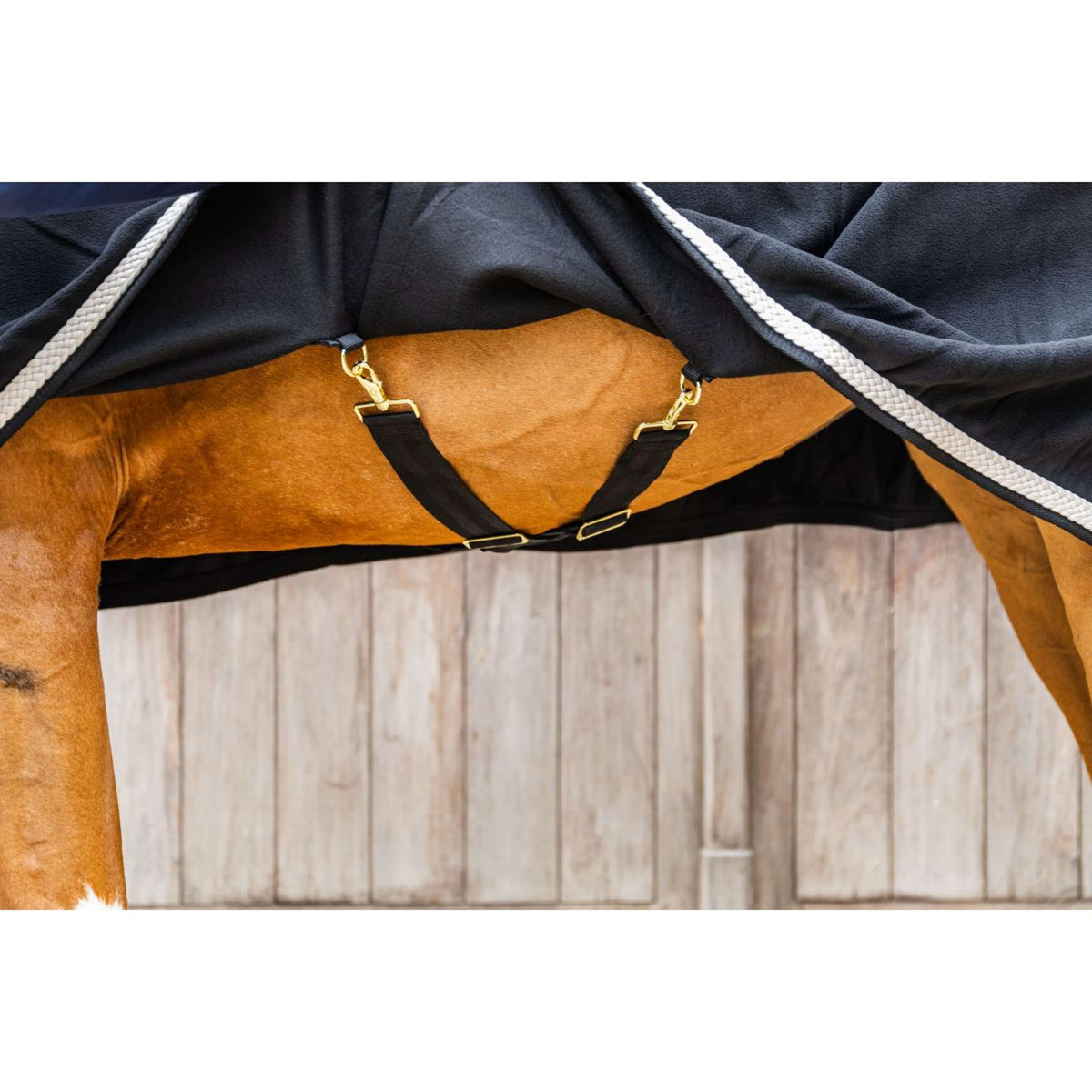 Kentucky Manta de Forro Polar Plaited Negro