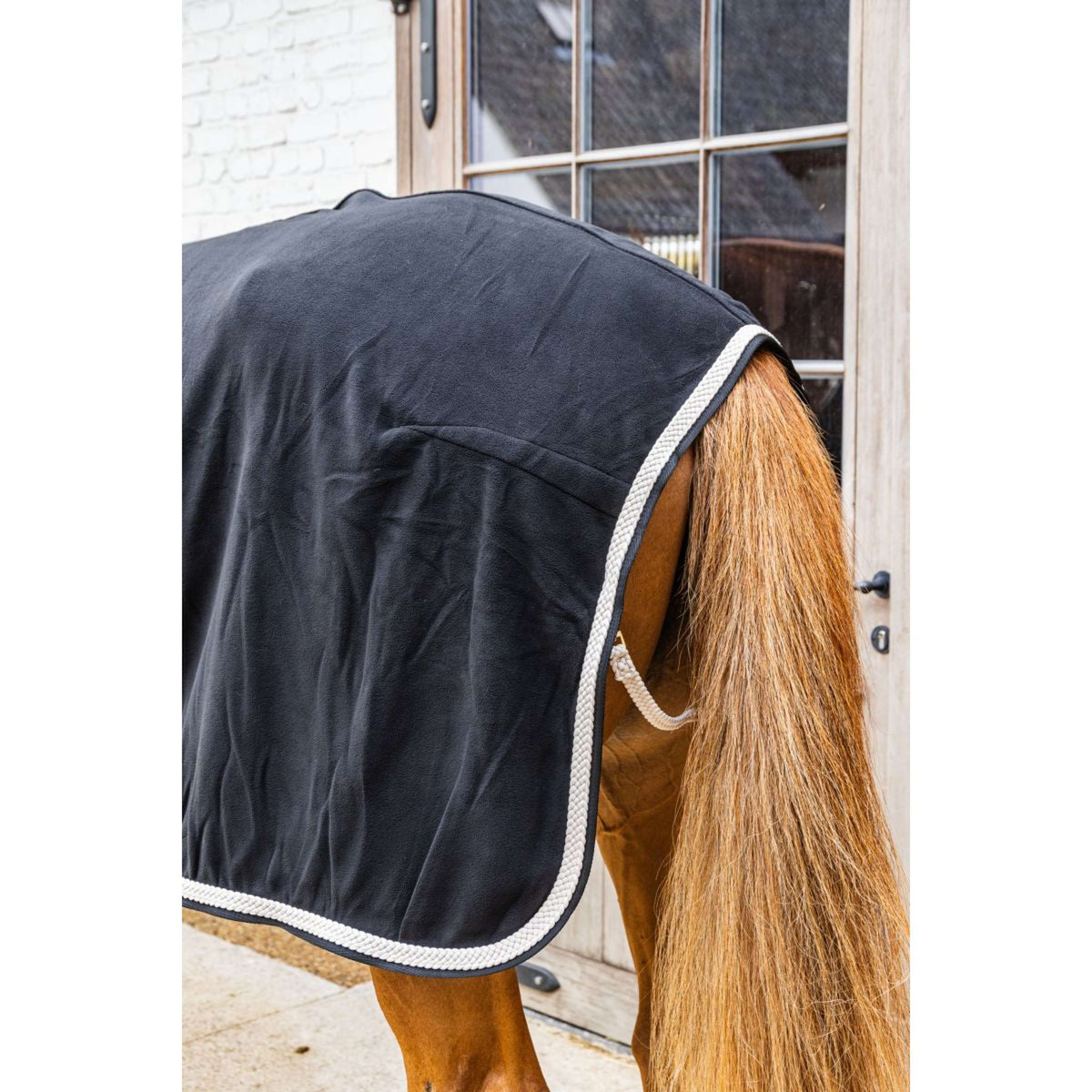 Kentucky Manta de Forro Polar Plaited Negro