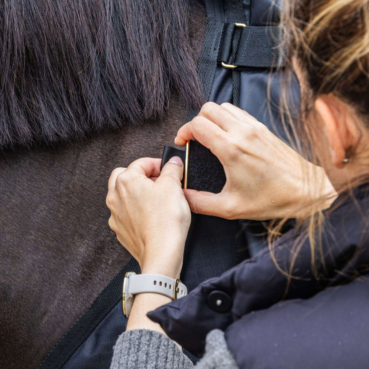 Kentucky Turnout Rug All Weather Waterproof Classic 50g Negro