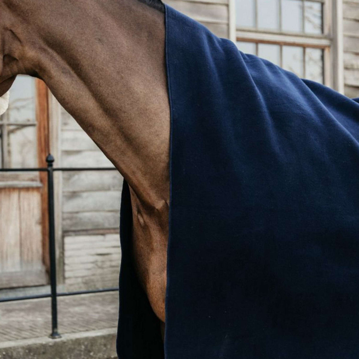 Kentucky Horsewear Manta de Forro Polar Heavy Square Navy