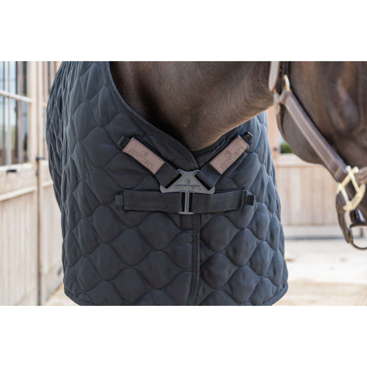 Kentucky Manta de Establo Comfort 100g Negro