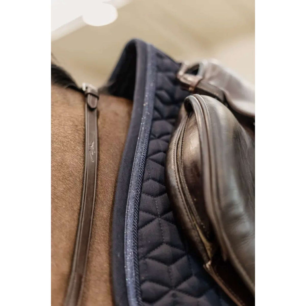 Kentucky Horsewear Mantilla Saltar la cuerda con purpurina Navy