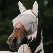 Kentucky Horsewear Máscara para Moscas Classic con Orejas y Nariz Plata
