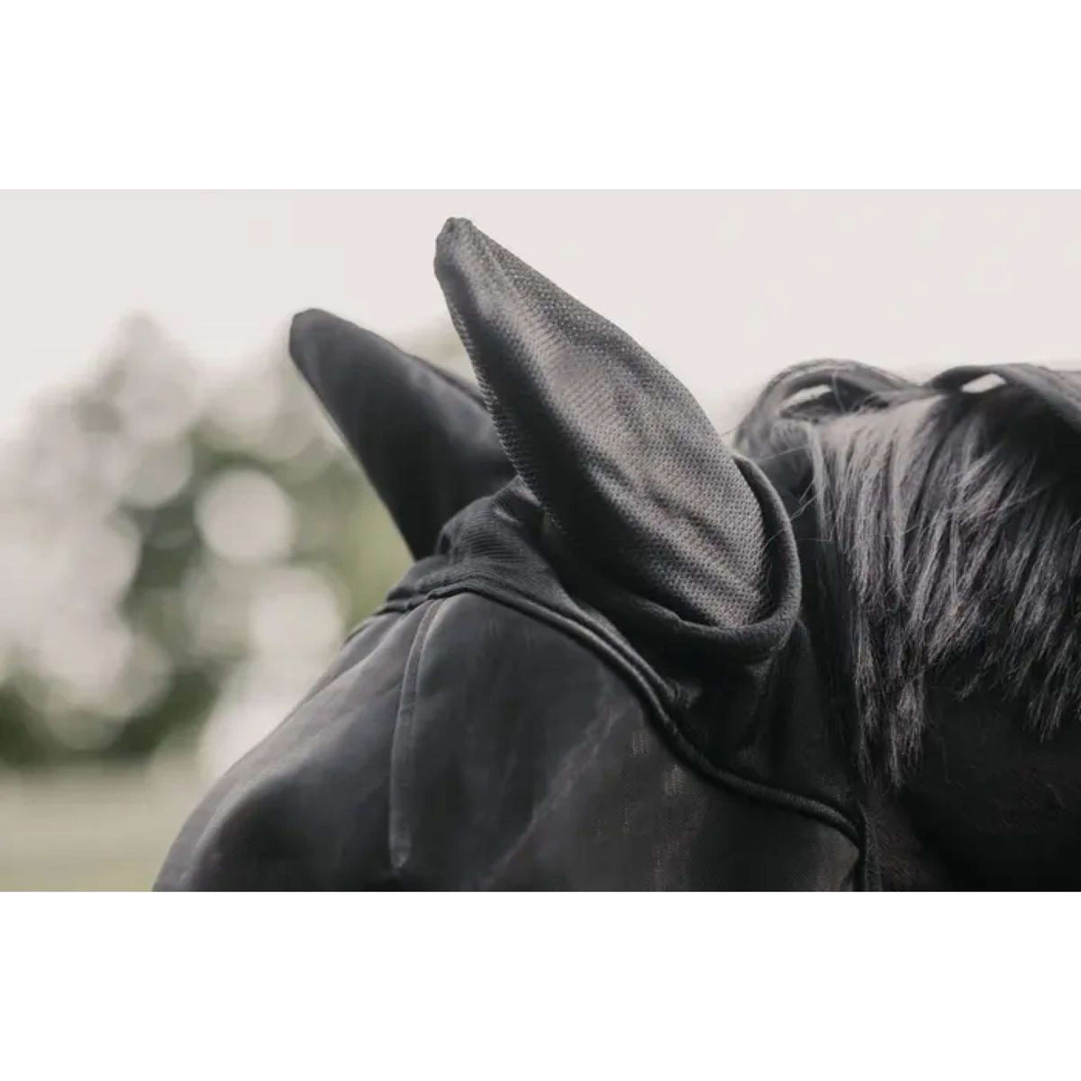 Kentucky Horsewear Máscara para Moscas Classic con Orejas y Nariz Negro