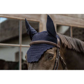 Kentucky Horsewear Bonete para Orejas Wellington Wave Azul Marino Oscuro