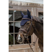 Kentucky Horsewear Bonete para Orejas Wellington Wave Azul Marino Oscuro