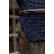 Kentucky Horsewear Bonete para Orejas Wellington Wave Azul Marino Oscuro