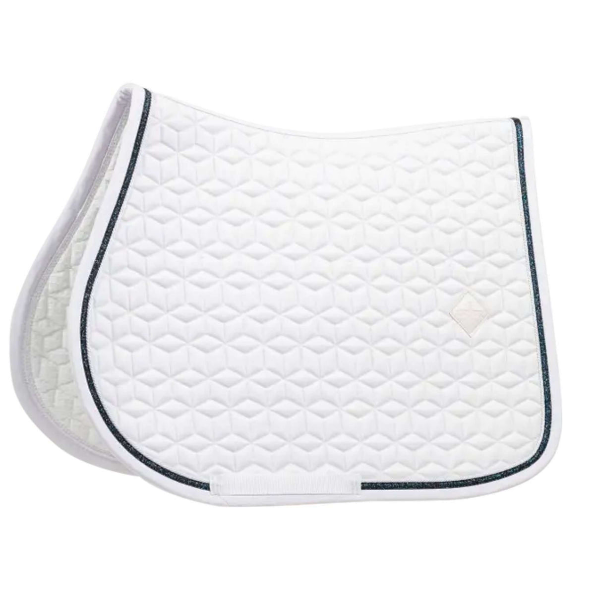 Kentucky Horsewear Mantilla Glitter Rope Springen Blanco/Negro