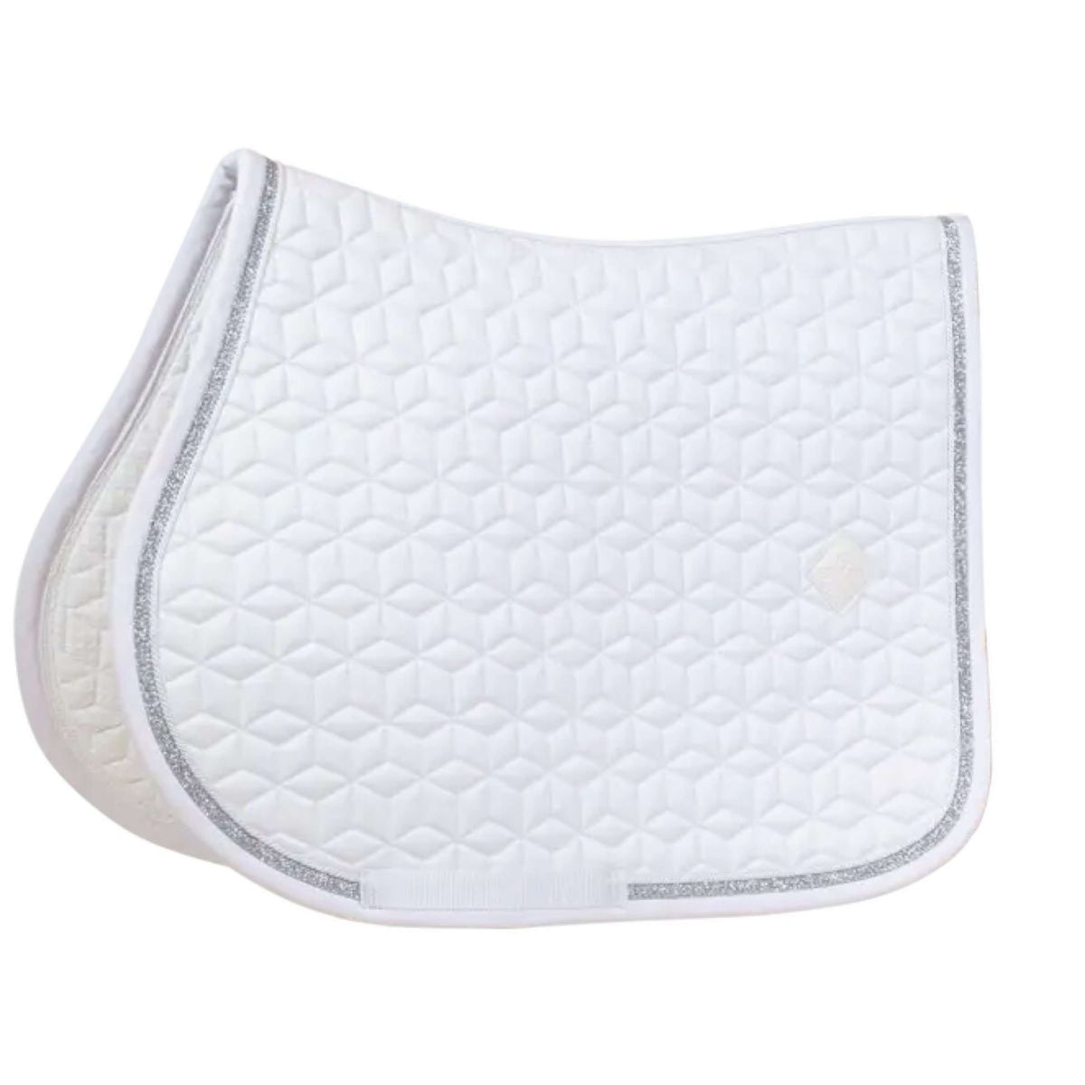 Kentucky Horsewear Mantilla Glitter Rope Springen Blanco