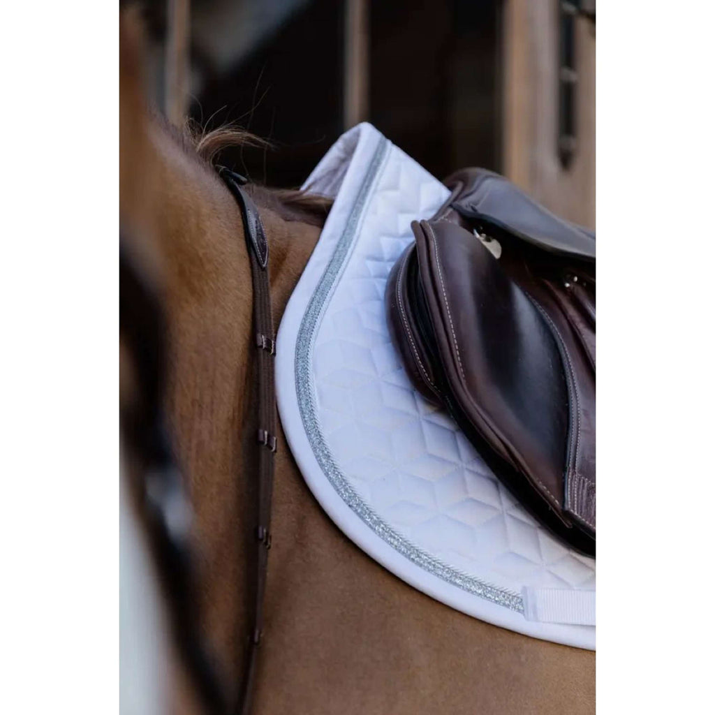 Kentucky Horsewear Mantilla Glitter Rope Saltando Blanco