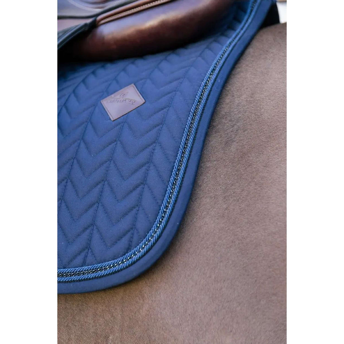 Kentucky Horsewear Mantilla Metal Chain Springen Navy
