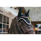 Kentucky Horsewear Bonete para Orejas Wellington Trenzado Soundless Negro