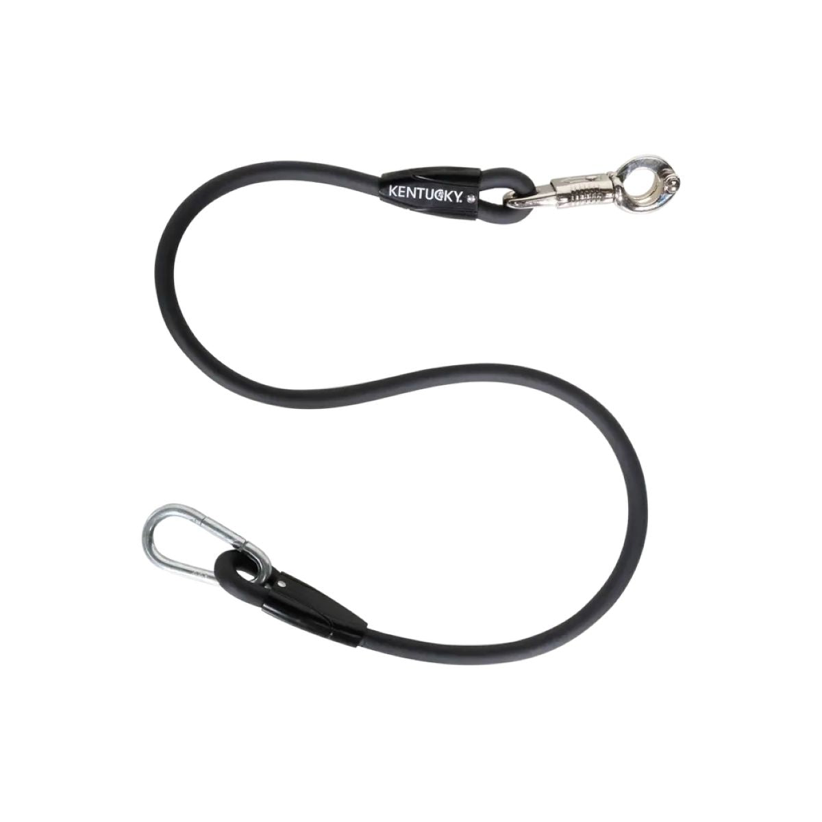 Kentucky Horsewear Cuerda de amarre Silicone Negro