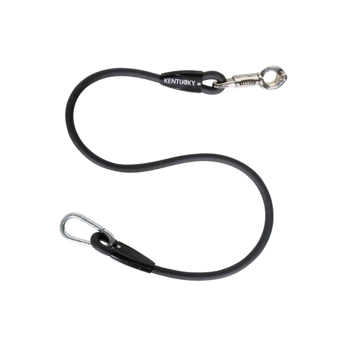 Kentucky Horsewear Cuerda de amarre Silicone Negro