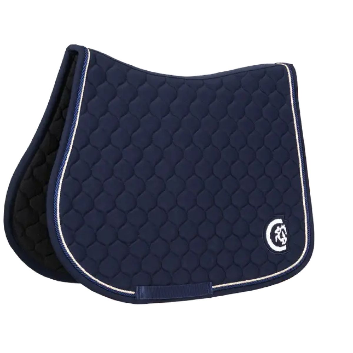 Kentucky Horsewear Mantilla Onion Quilt 3D Logo Springen Navy