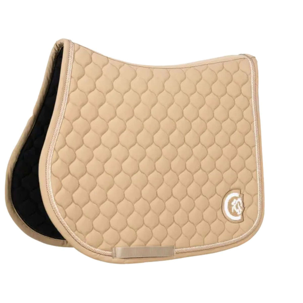 Kentucky Horsewear Mantilla Onion Quilt 3D Logo Saltando Beige
