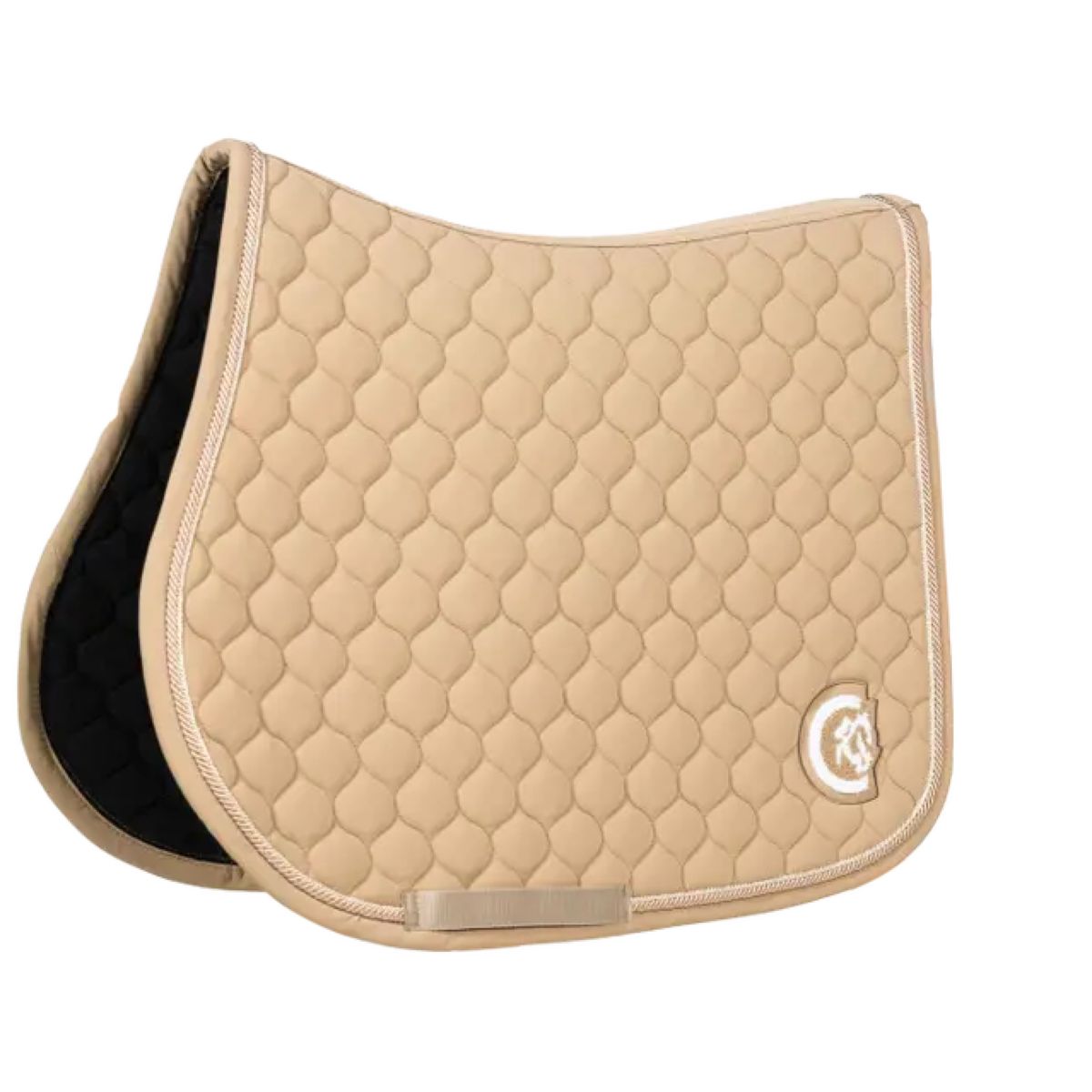 Kentucky Horsewear Mantilla Onion Quilt 3D Logo Springen Beige