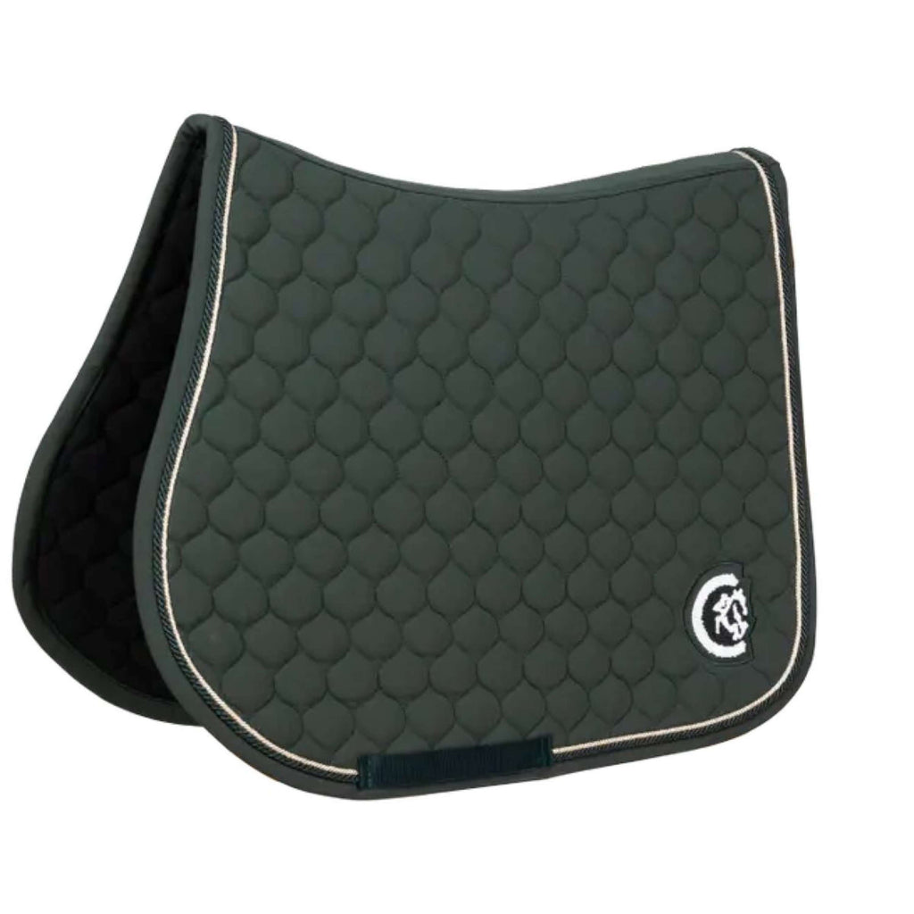 Kentucky Horsewear Mantilla Onion Quilt 3D Logo Saltando Pine Green
