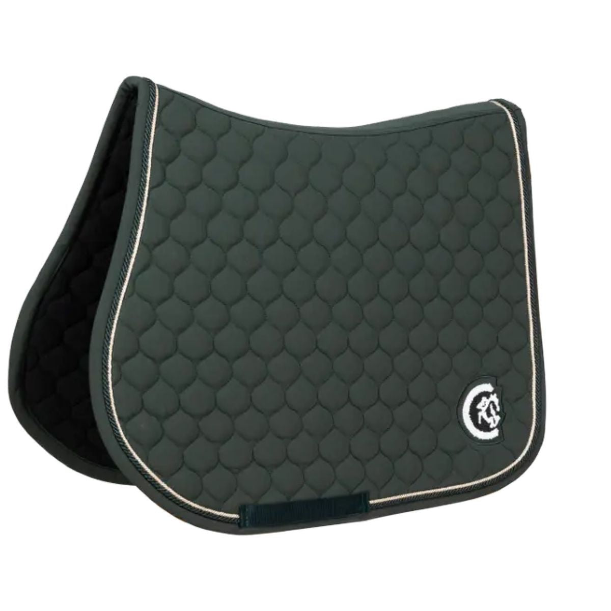 Kentucky Horsewear Mantilla Onion Quilt 3D Logo Springen Pine Green