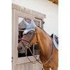 Kentucky Horsewear Bonete para Orejas Wellington 3D Logo Azul Claro
