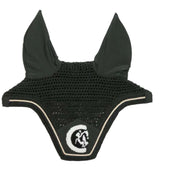 Kentucky Horsewear Bonete para Orejas Wellington 3D Logo Pine Green