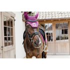 Kentucky Horsewear Bonete para Orejas Wellington 3D Logo Morado