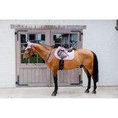 Kentucky Horsewear Bonete para Orejas Wellington 3D Logo Rosa claro