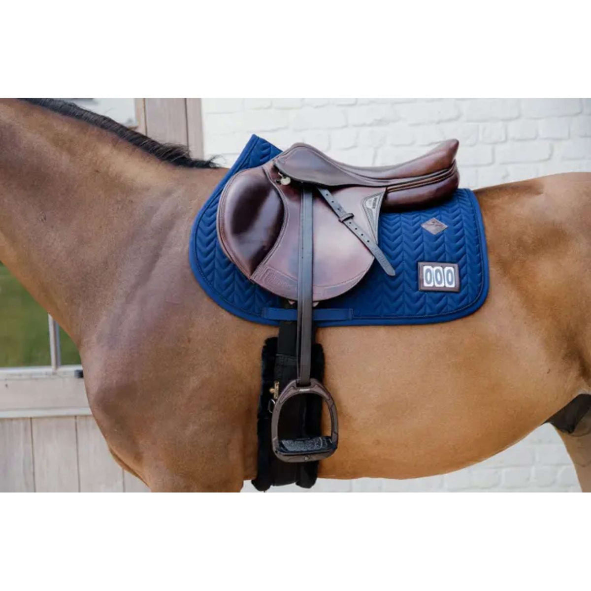 Kentucky Horsewear Mantilla Fishbone Competiton Springen Navy