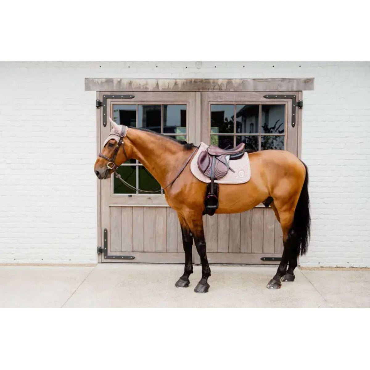 Kentucky Horsewear Mantilla Onion Quilt 3D Logo Springen Rosa Viejo