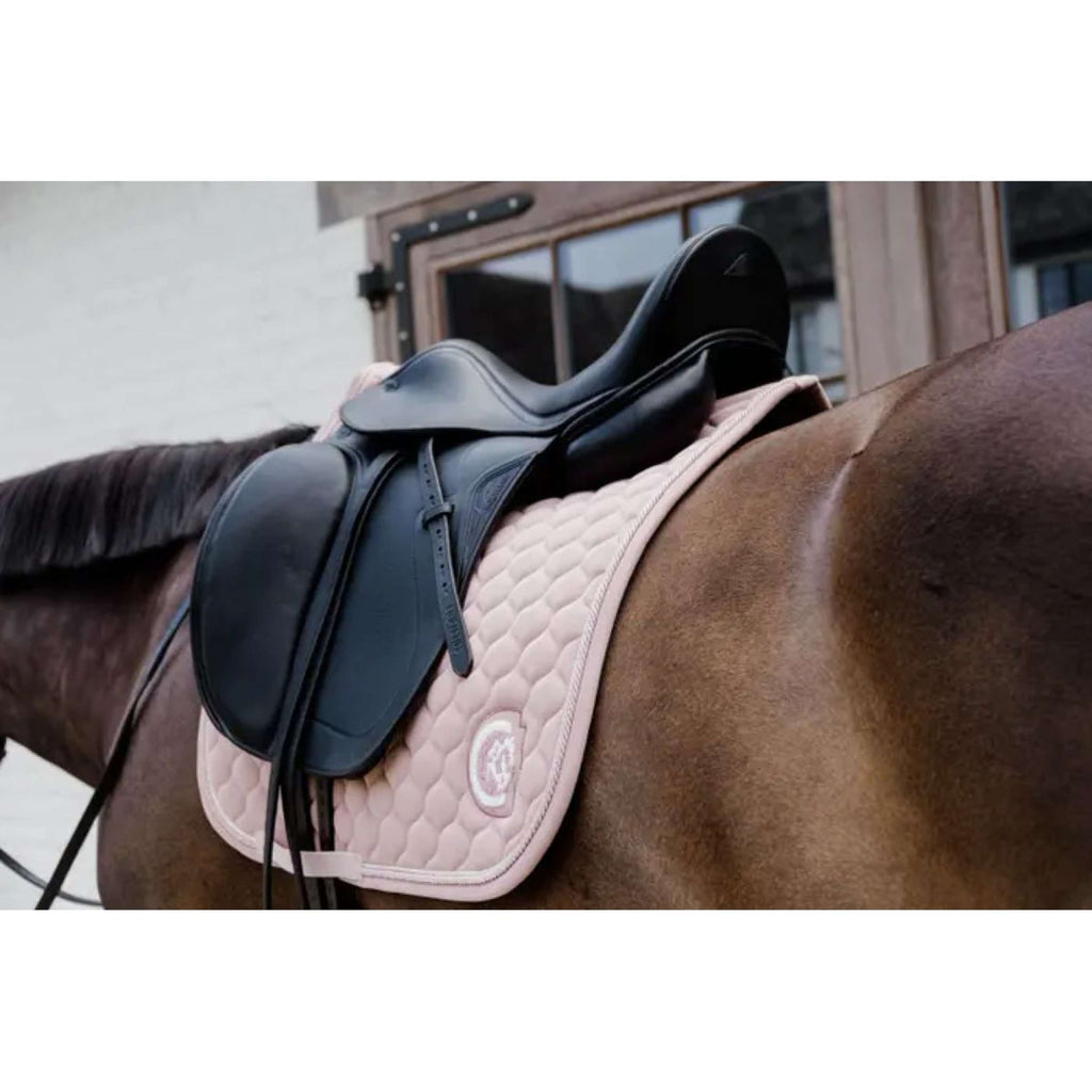 Kentucky Horsewear Mantilla Onion Quilt 3D Logo Rosa Viejo