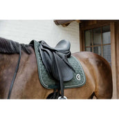 Kentucky Horsewear Mantilla Onion Quilt 3D Logo Doma clásica Pine Green