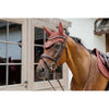 Kentucky Horsewear Bonete para Orejas Wellington 3D Logo Fucsia