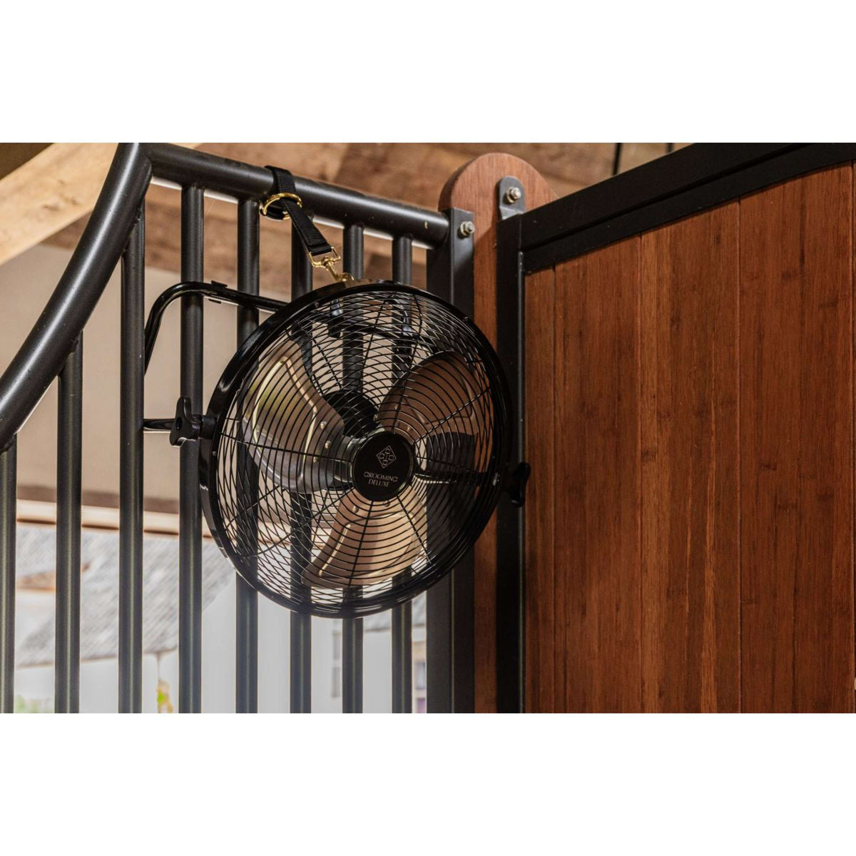 Kentucky Ventilador inalámbrico con Batería y Cargador Negro