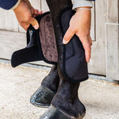 Kentucky Horsewear Eventing Boots 3D Air Flow Respetuoso con la piel Front Negro