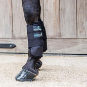 Kentucky Horsewear Eventing Boots 3D Air Flow Respetuoso con la piel Front Negro