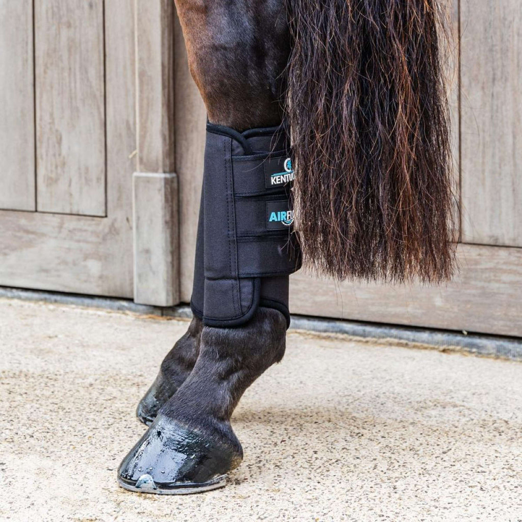 Kentucky Horsewear Eventing Boots 3D Air Flow Posterior Negro