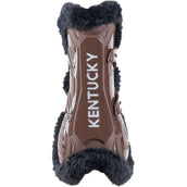 Kentucky Horsewear Botas para Tendones  Piel de oveja vegana elástica de bambú Marron/Negro