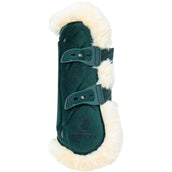 Kentucky Horsewear Botas para tendones Bamboo Elastic Vegan Piel Verde oscuro
