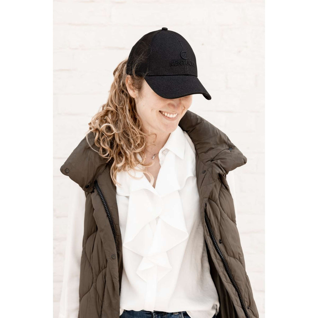 Kentucky Trucker Cap Glitter Negro